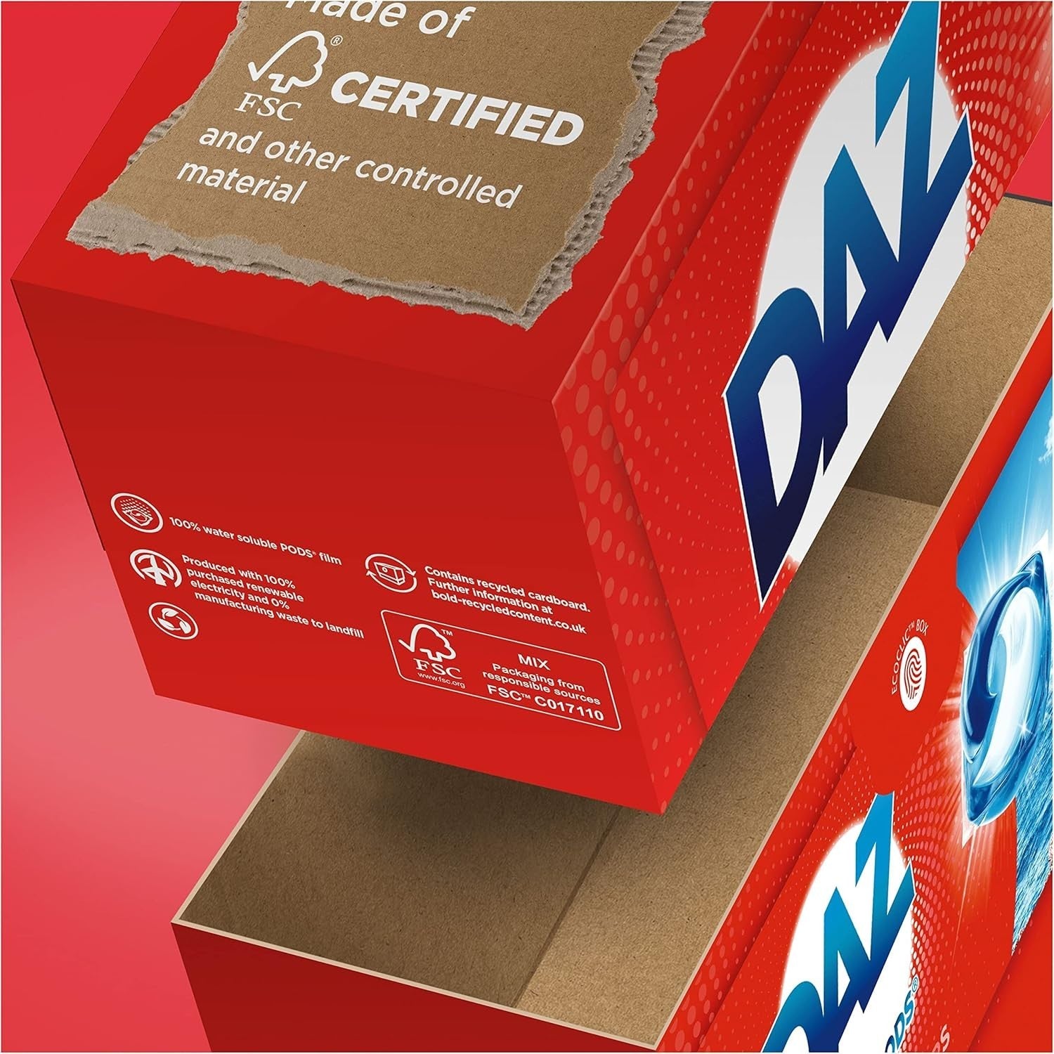 Daz All-in-1 Pods Washing Capsules 140 Washes (4x35) Laundry Detergent by Daz