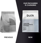 Bulk Creatine Monohydrate Powder 500g | Vanilla 100 Servings Energy & Strength by Bulk