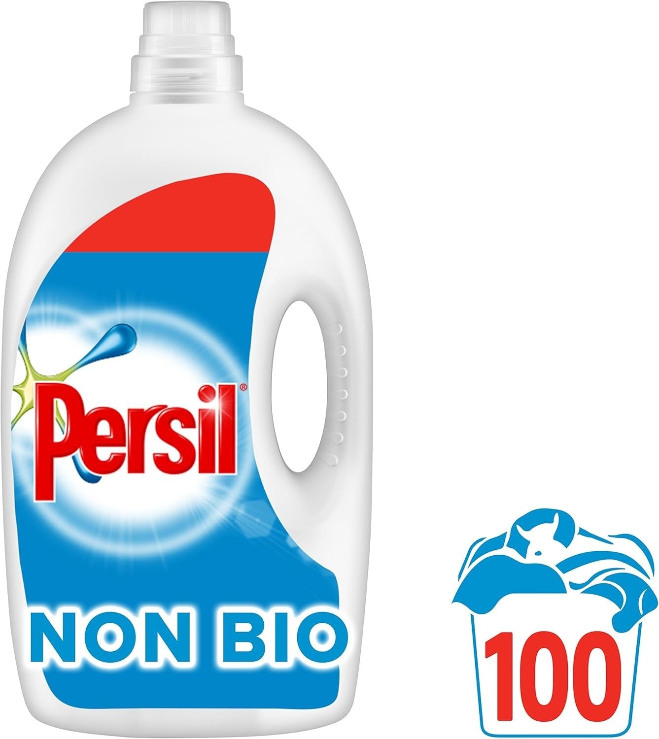 Persil Non Bio Colour Washing Liquid 3.5L Laundry Detergent 100 Washes by Persil