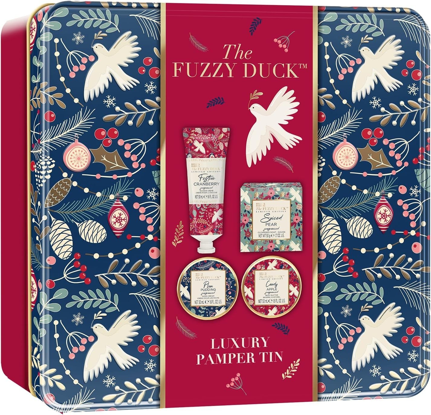 Baylis & Harding Fuzzy Duck Winter Wonderland Pamper Tin Gift Set Vegan Friendly by Baylis & Harding