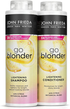 John Frieda Go Blonder Shampoo & Conditioner Duo 2x500ml Blonde Hair Care by JOHN FRIEDA