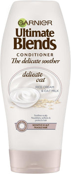 Garnier Ultimate Blends Conditioner Oat Milk Rice Cream 360ml Pack of 6 Soothing by Garnier