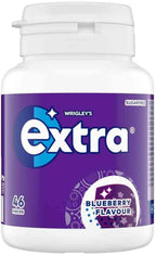 Extra Sugarfree Blueberry Chewing Gum 46pcs x6 | Long Lasting Fresh Breath by Extra
