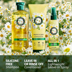 Herbal Essences Chamomile Smooth & Shine Set with Shampoo, Conditioner & Spray by Herbal Essences