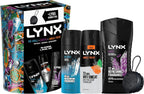 Lynx Shower Level Up 3-Piece Gift Set for Men Body Wash, Deodorant & Tool by Lynx