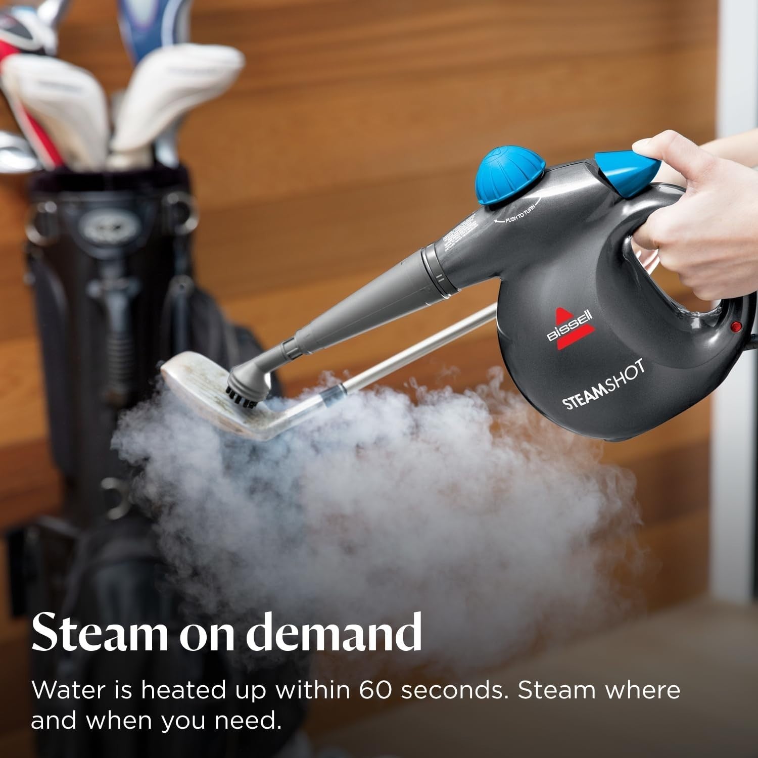 BISSELL SteamShot Handheld Steam Cleaner 2635E Multi-Purpose Chemical Free by BISSELL