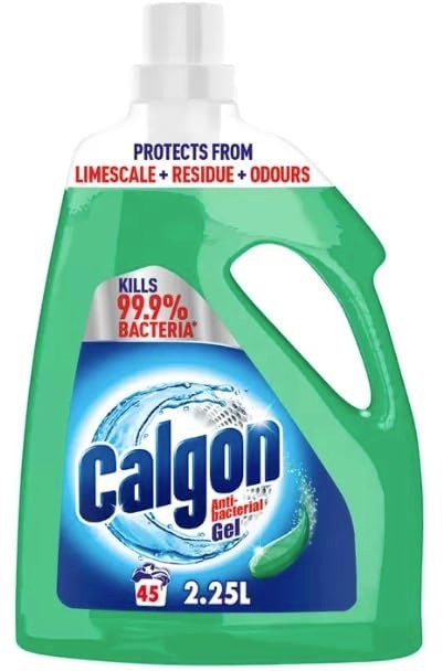 Calgon Antibacterial Gel 2.25L Water Softener Removes Limescale & Residue by Calgon