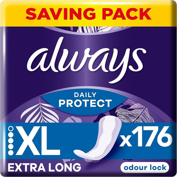 Always Dailies Extra Protect Panty Liners Long Plus 176