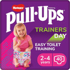 Huggies Pull-Ups Girls Day Pants Size 6-7 (2-4 Years) 40 Nappy Trainers by Huggies