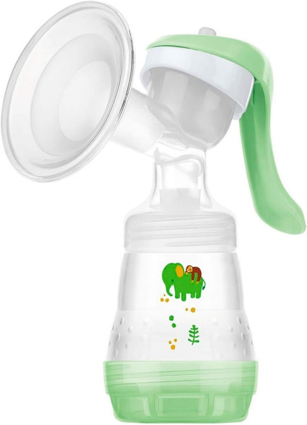 MAM E102 Manual Breast Pump + Anti-Colic Bottle 0+ Months Ergonomic Design