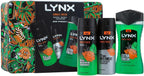 Lynx Box Fresh Jungle Fresh 3-in-1 Gift Set 2pk & 4pk Bodywash, Spray, Deodorant by Lynx