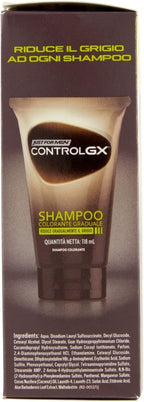 Just For Men Control GX Grey Reducing Shampoo Black 118ml Gradual Hair Colour by Just For MEN