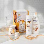 Dove Pamper Gift Set for Her Bath Soak & Lotion with Wax Burner & Melts 2pc by Dove