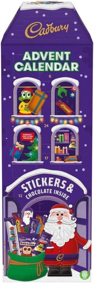 Cadbury Advent Calendar Milk Chocolate Countdown Gift Box