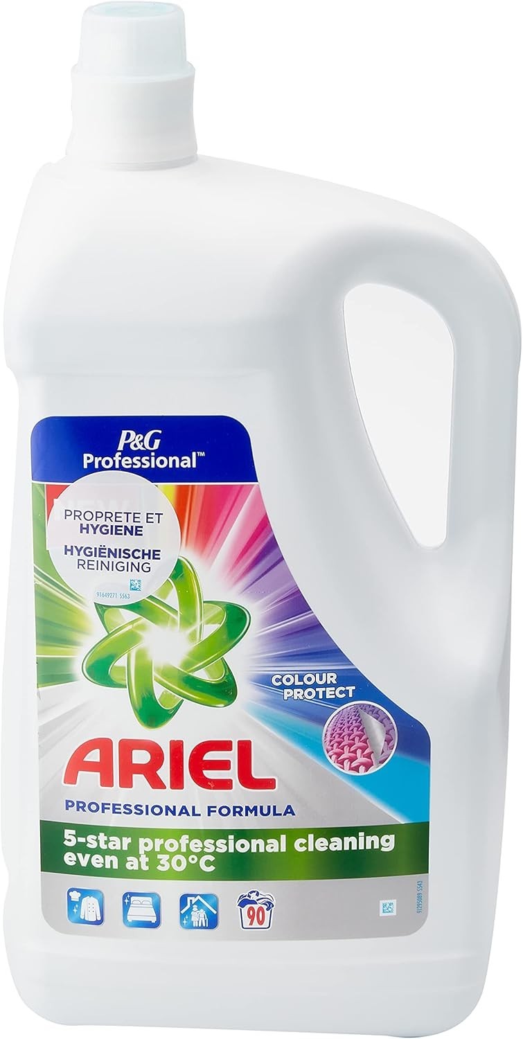 Ariel Professional Colour Liquid Detergent 90 Washes 4.95L Stain Remover by Ariel