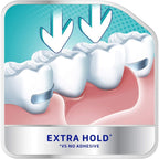 Poligrip Denture Adhesive Cream Flavour Free 70g Secure False Teeth & Partials by Poligrip