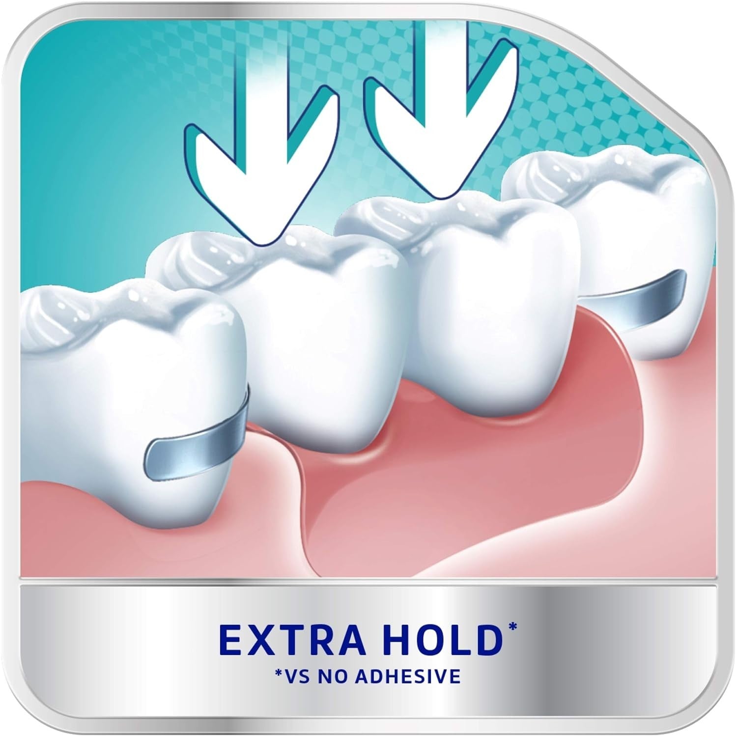 Poligrip Denture Adhesive Cream Flavour Free 70g Secure False Teeth & Partials by Poligrip