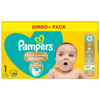 Pampers New Baby Size 1 Nappies – 80 Count, Soft & Gentle Newborn Diapers by Pampers