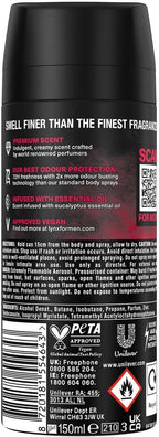 Lynx Fine Fragrance Cherry Spritz Deodorant 150ml Pack of 5 | 72H Freshness by Lynx