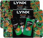 Lynx Box Fresh Jungle Fresh 3-in-1 Gift Set 2pk & 4pk Bodywash, Spray, Deodorant by Lynx