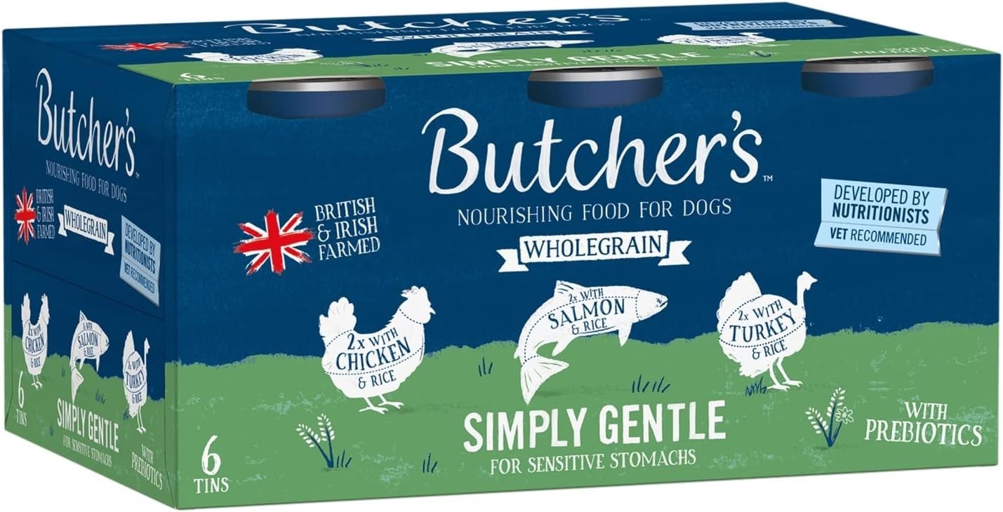 Butcher's Simply Gentle Wet Dog Food Loaf Variety Pack 6/12/24 x 390g by BUTCHER'S