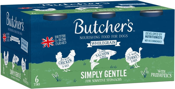 Butcher's Simply Gentle Wet Dog Food Loaf Variety Pack 390g