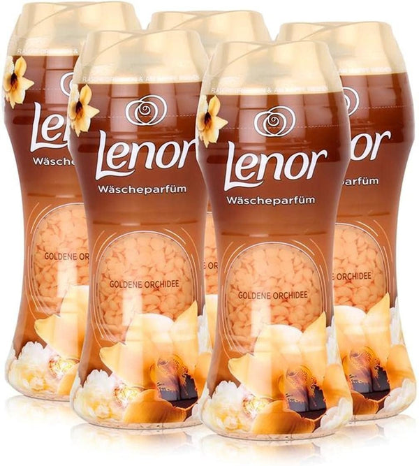 Lenor Scent Booster – Golden Orchid Laundry Fragrance Pearls 210g Pack of 5
