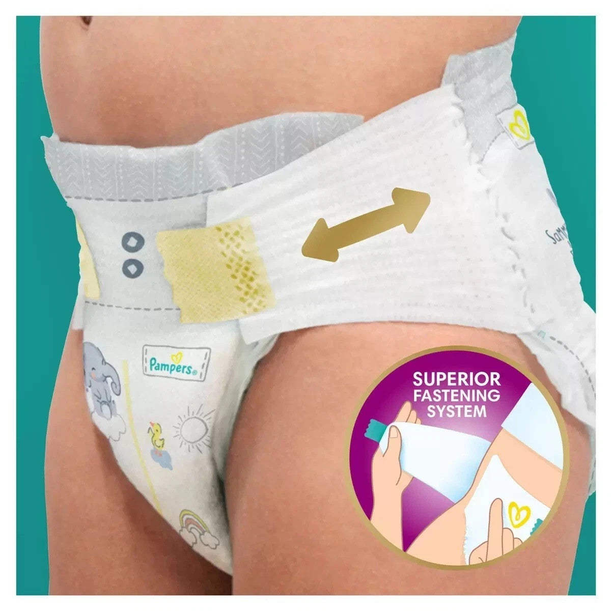 Pampers Premium Protection Size 6 Nappies 13–18kg Bulk Pack 144pcs by Pampers