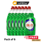 Fairy Washing Up Liquid 6x900ml Pack Unscented Dishwashing Liquid Cleaner by Fairy