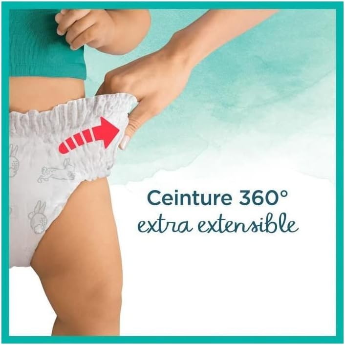 Pampers Harmonie Size 5 Pants 20 Diapers (12-17kg) Natural & Skin-Friendly Care by Pampers