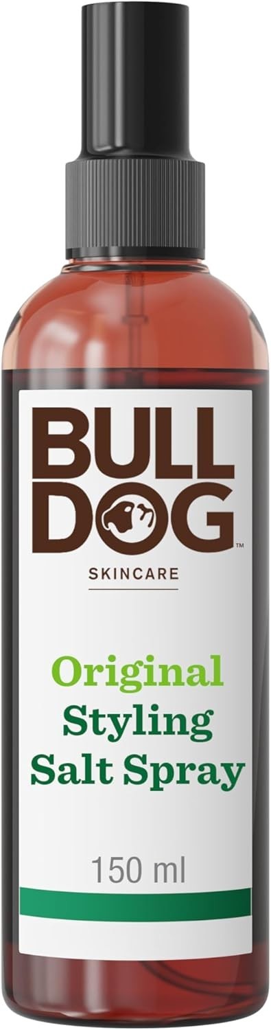 Bulldog Skincare Original Hair Styling Salt Spray 150ml – Natural Finish, Light by Bulldog