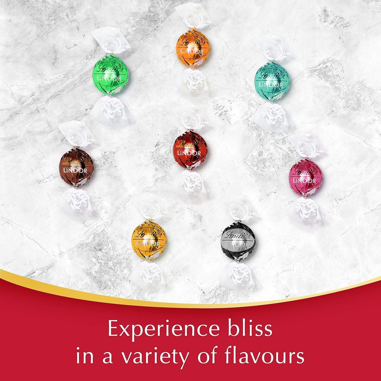 Lindt Lindor Assorted Chocolate Truffles Tin 400g | 32 Balls Gift Sharing by Lindt