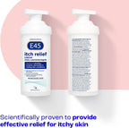 E45 Itch Relief Cream 500g Dual Action Moisturising Treatment for Irritated Skin by E45