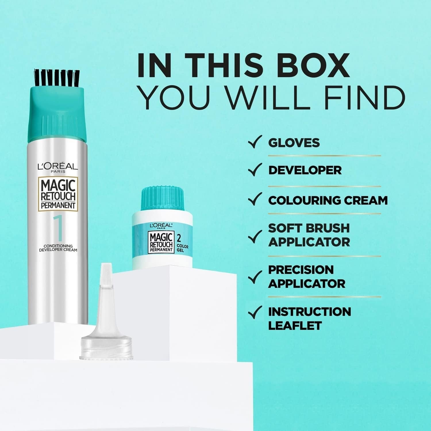 L'Oréal Magic Retouch Permanent Root Concealer 75ml Dark Blonde 7 | Grey Cover by L'Oreal Paris