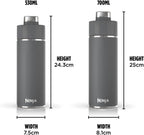 Ninja Thirsti 700ml Stainless Steel Water Bottle Flask Leak Proof Insulated by Ninja