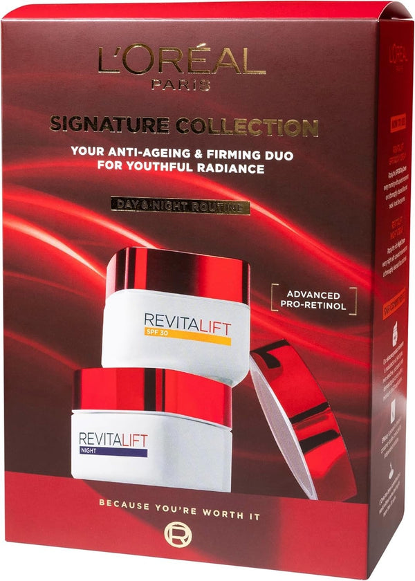 Revitalift Day Cream – L'Oréal Paris Anti-Wrinkle Gift Set | Hydrating Night Cream & SPF