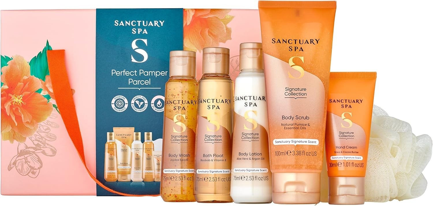 Sanctuary Spa Perfect Pamper Gift Set Women’s Skincare Vegan Cruelty Free 355ml by Sanctuary