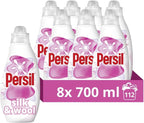 Persil Silk & Wool Liquid Detergent 14 Washes, Bleach & Enzyme Free - Pack of 8 by Persil