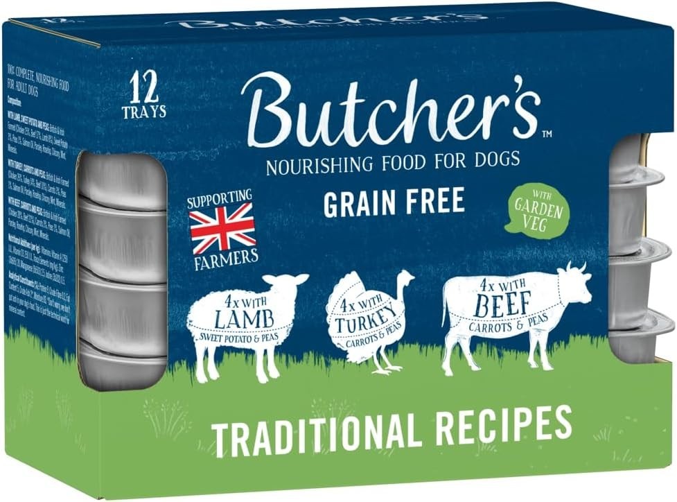 Butcher's Wet Dog Food Trays Grain Free Traditional Recipes 150g – Healthy Meals by Z Store