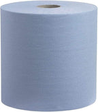 Blue Centrefeed Rolls 12 Pack 2 Ply Embossed Towels by Unbranded
