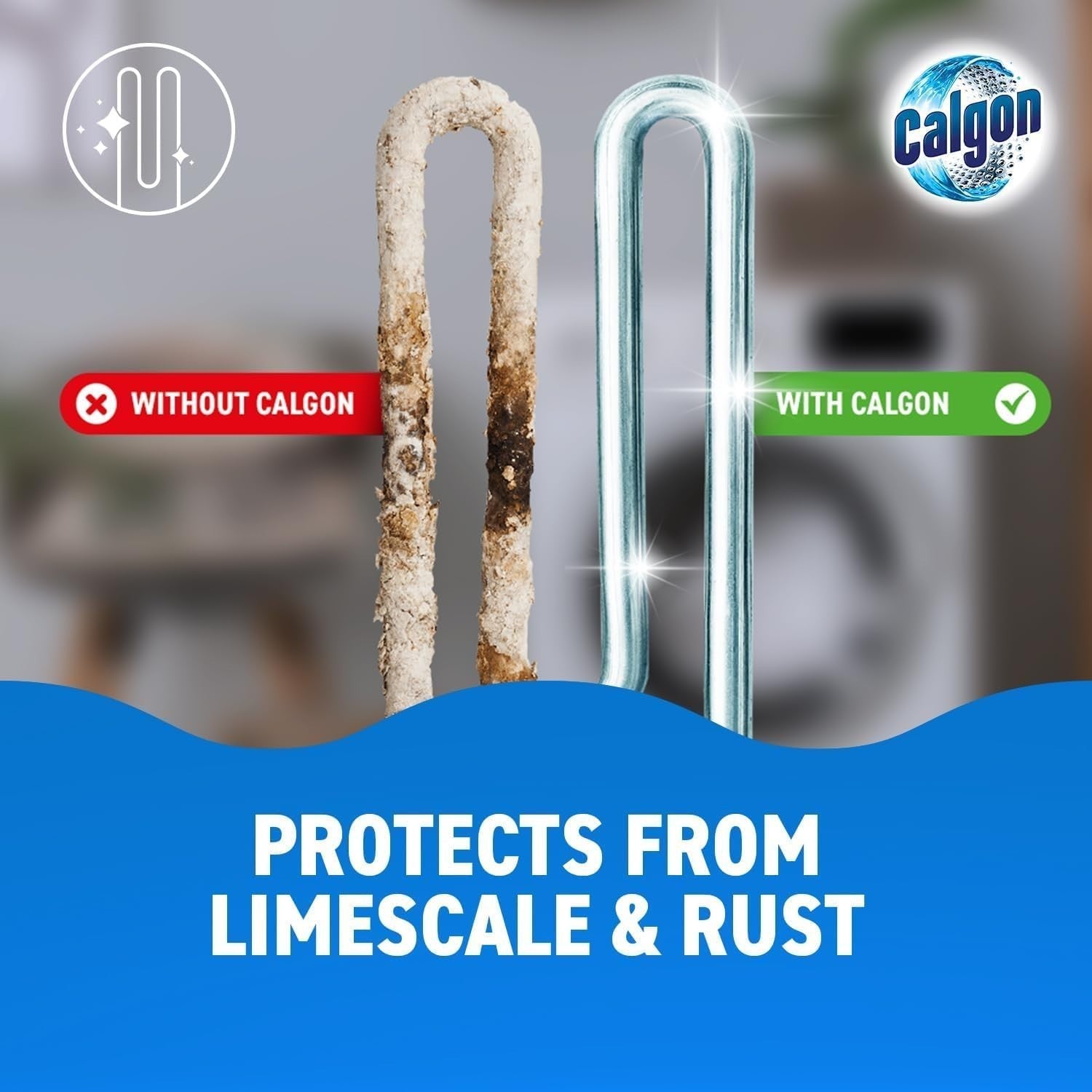 Calgon 4in1 Washing Machine Cleaner & Water Softener Tablets 45 Pack x4 by Calgon