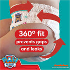 Pampers Baby-Dry Nappy Pants Size 4 Paw Patrol 180 Nappies 9–15kg Leak Guard by Pampers