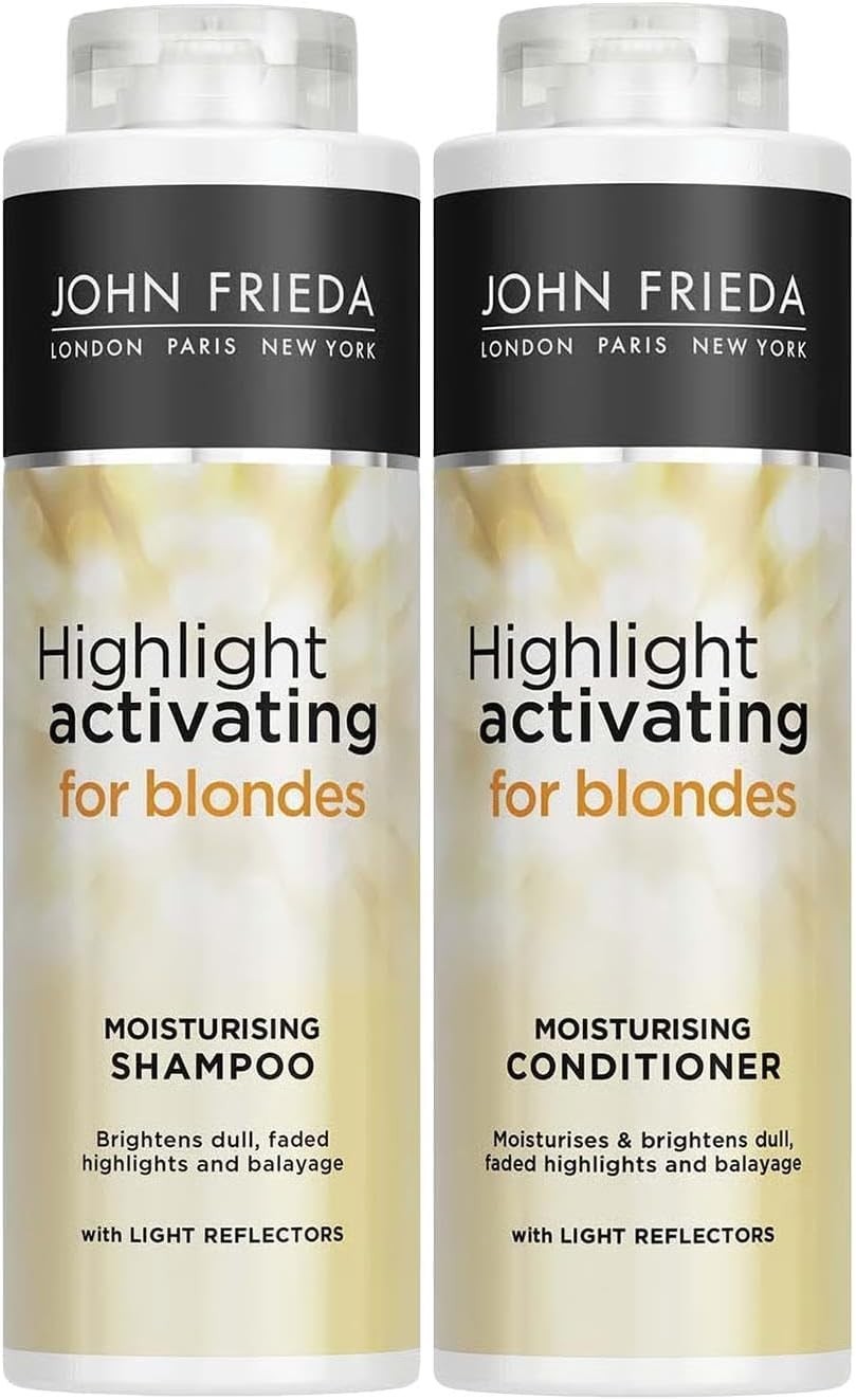 John Frieda Sheer Blonde Shampoo & Conditioner Duo 2x500ml Moisturising Set by JOHN FRIEDA