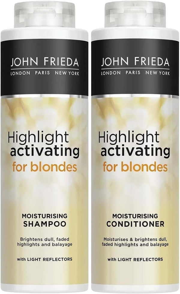 John Frieda Sheer Blonde Shampoo & Conditioner Duo 2x500ml Moisturising Set