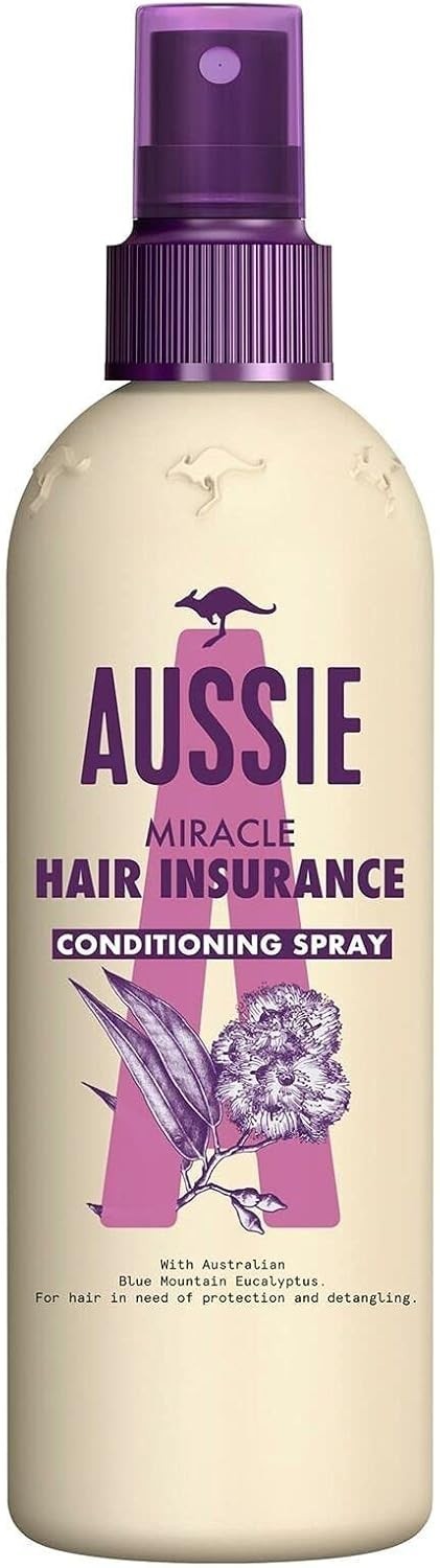 Aussie Miracle Hair Insurance Leave-In Conditioner 250ml (Pack of 3 Bottles) by Aussie