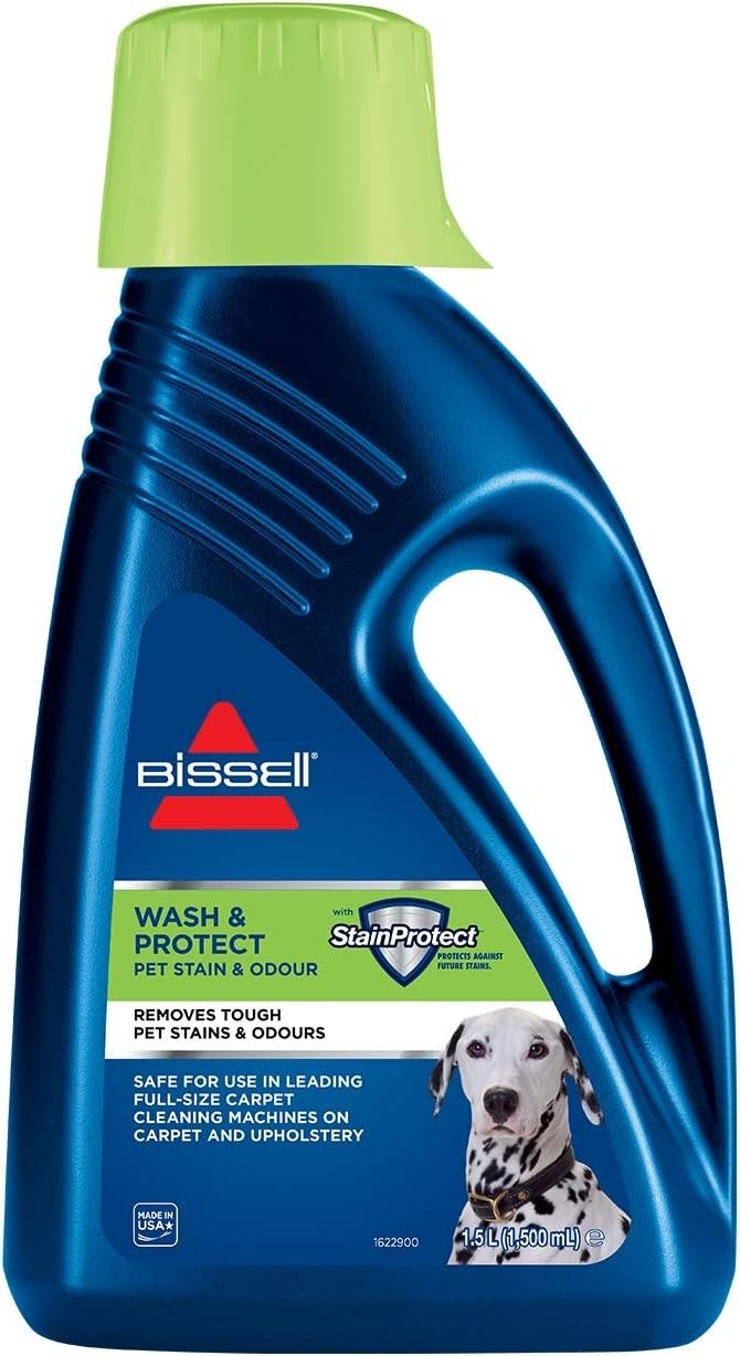 Bissell Wash & Protect Pet Carpet Cleaner 1.5L – Removes Pet Stains & Odours by BISSELL