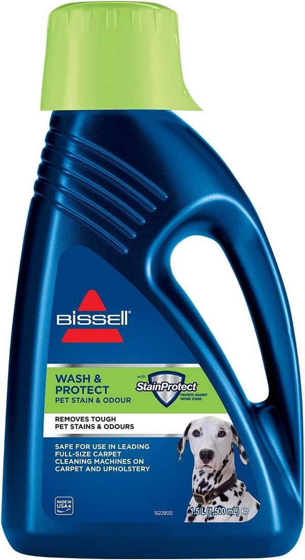 Bissell Wash And Protect Pet Carpet Cleaner 1.5L For Odours