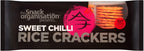 6x The Snack Org Rice Crackers Sweet Chilli Flavour 100g Bags – Tasty Snack by The Snack Organisation