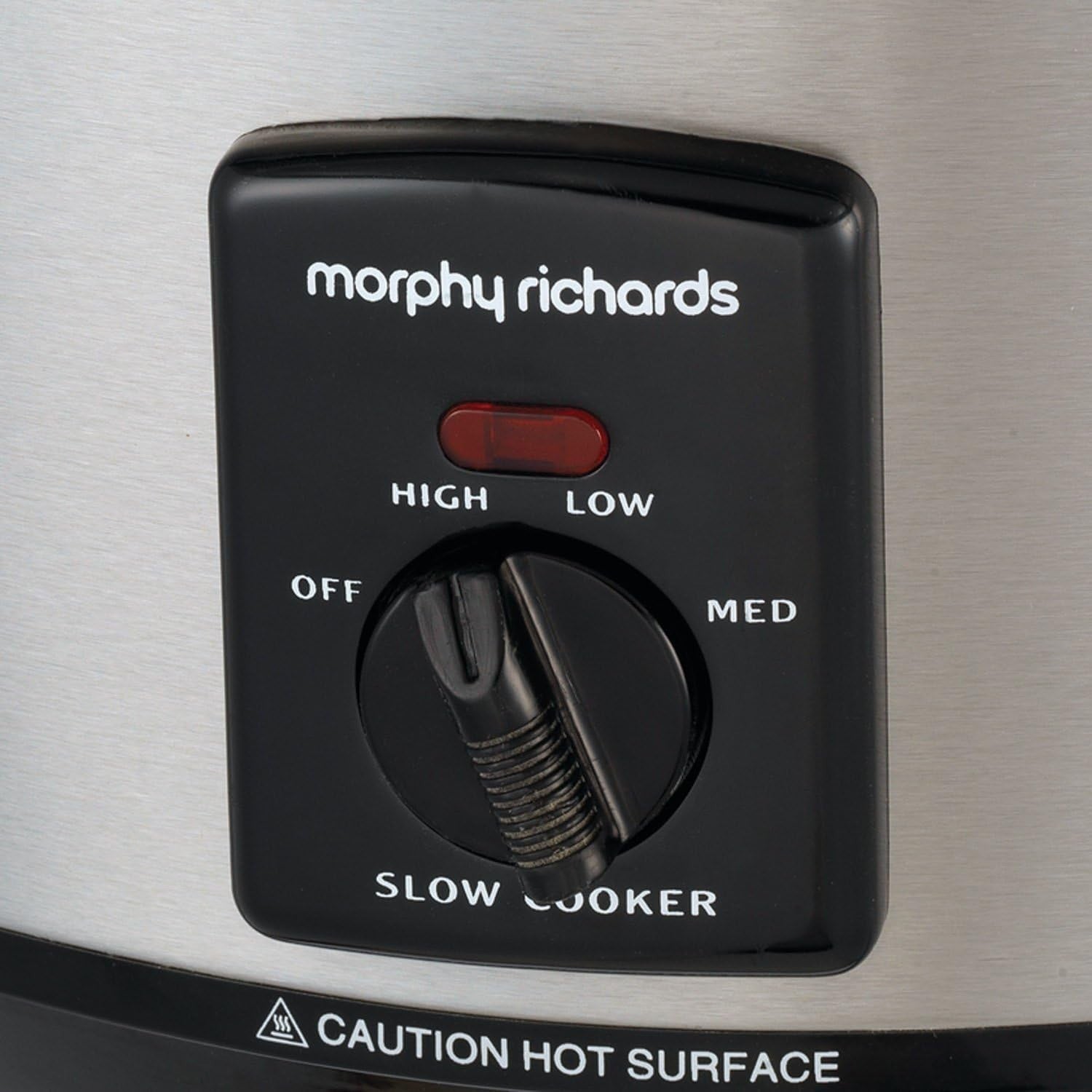 Morphy Richards 3.5L Slow Cooker Brushed Steel 48709 | Compact Family Pot by Morphy Richards