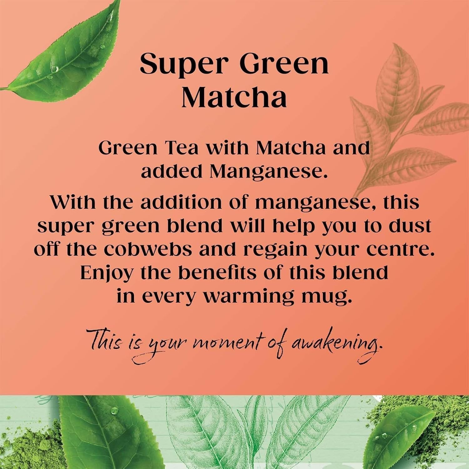Twinings Super Green Matcha Tea 4x20 Bags 80 Count Medium Caffeine Superblends by Twinings